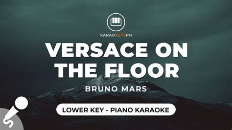 karaoke versace on the floor bruno mars|versace on the floor music.